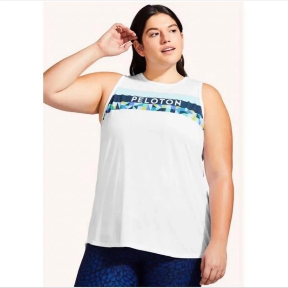 Peloton slash back tank top
